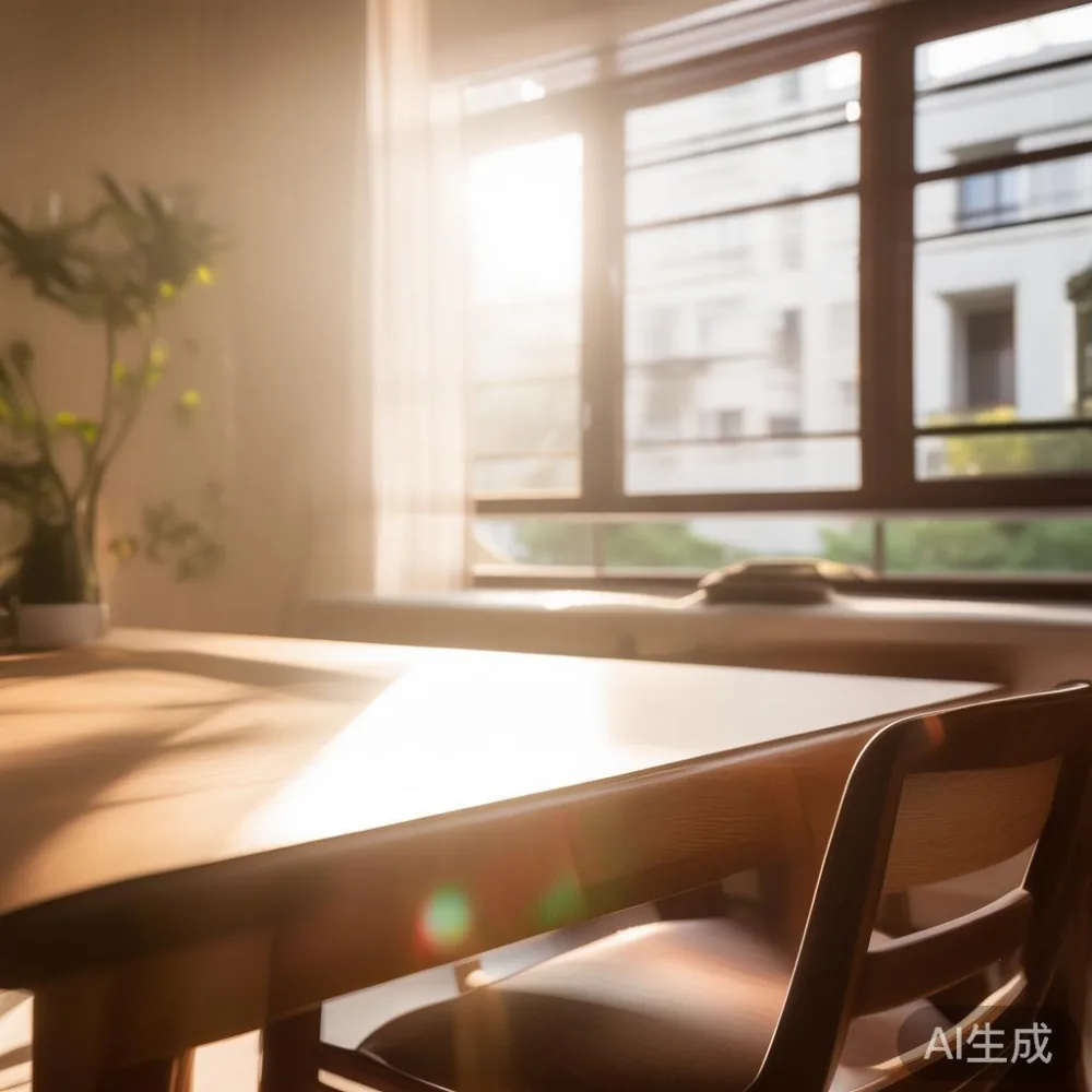 Cara Bijak Membaca Jaminan Perabot Sebelum Anda Membeli Meja Makan — in a sunlit Singapore HDB living room, morning l