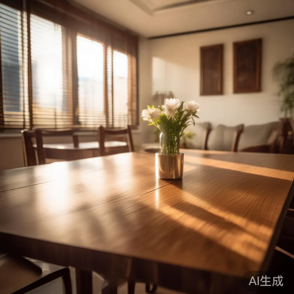 Bagaimana Kelembapan Tropika Asia Tenggara Mempengaruhi Perabot Kayu P — in a sunlit Singapore HDB living room, morning l