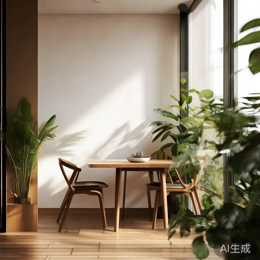 Cara Menyusun Perabot untuk Gaya Minimalis Hangat di Rumah Malaysia — corner of a small condo apartment with wooden fl