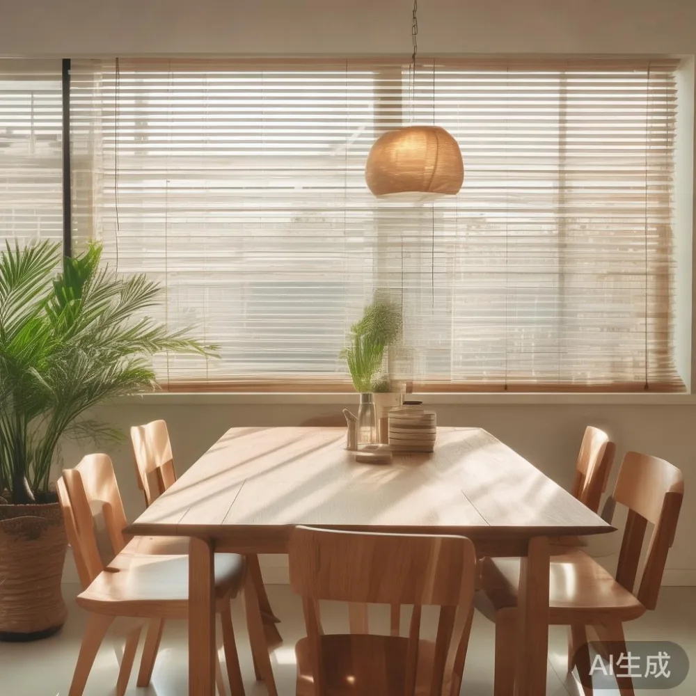 Cara Memadankan Meja Makan dan Perabot Kayu Pepejal dengan Gaya Minima — in a sunlit Singapore HDB living room, morning l