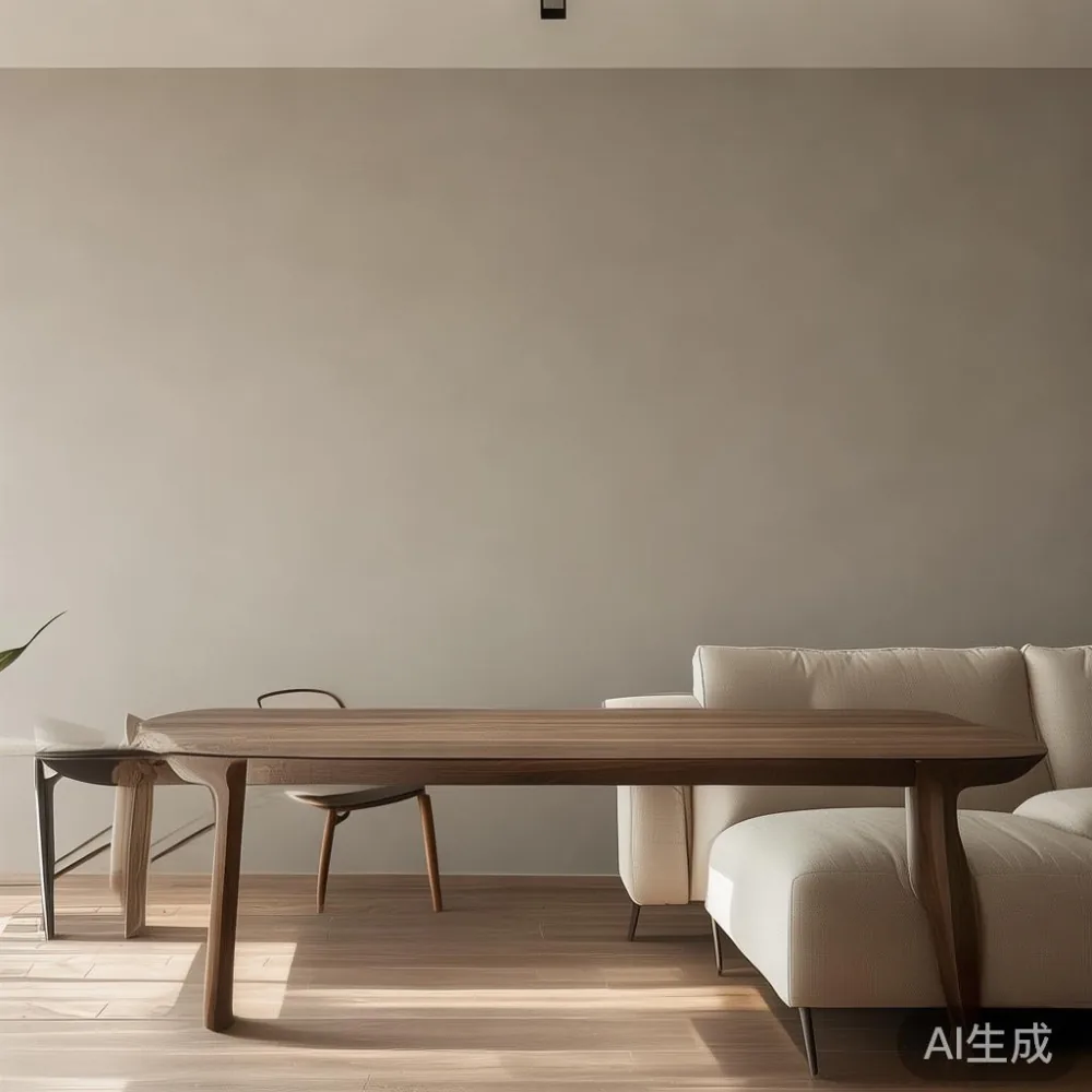 Ukuran Tepat untuk Ruang Tamu Kondominium di Kuala Lumpur — staged against a plain wall with a linen sofa ne