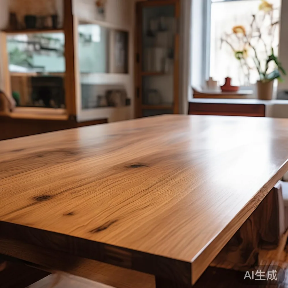 Venir lwn Kayu Pepejal: Perbandingan Kos 5 Tahun untuk Meja Makan Anda — close-up of the grain and joinery detail, shallo